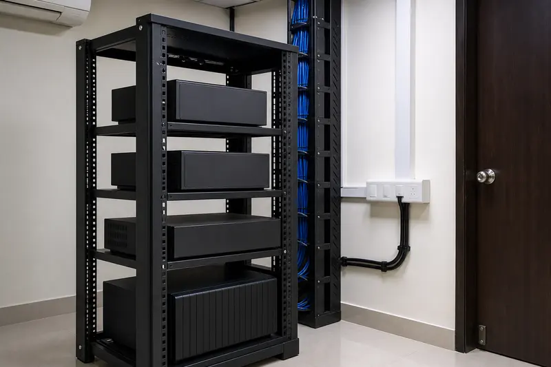 Resilient office local recorder topology with primary and standby compute.