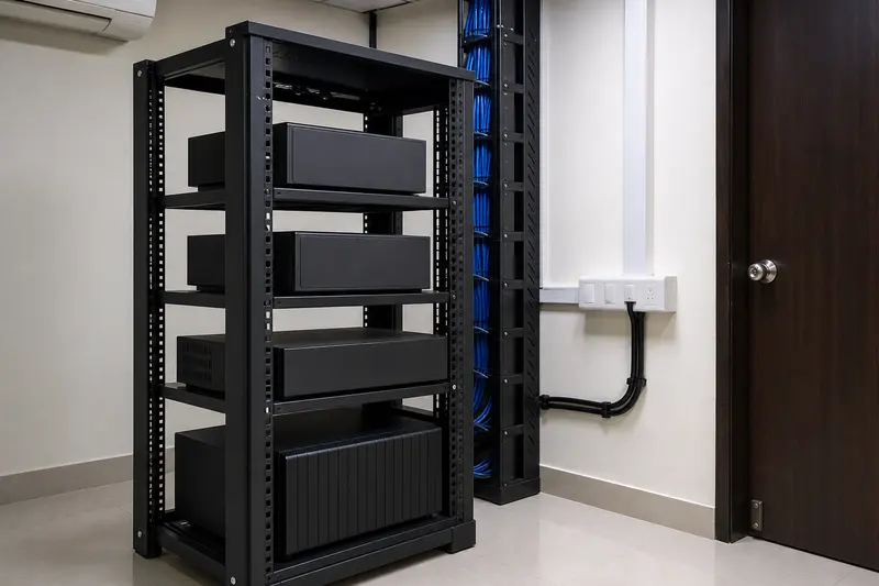 Resilient office local recorder topology with primary and standby compute.
