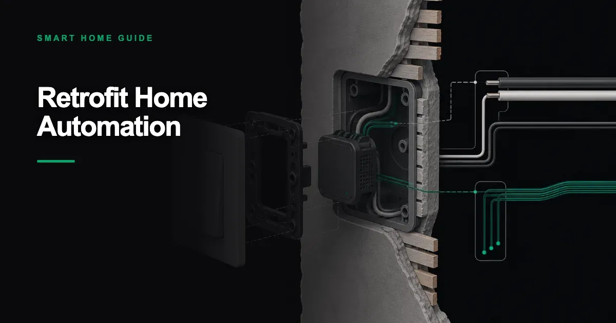 Retrofit Home Automation Without Breaking Finished Walls
