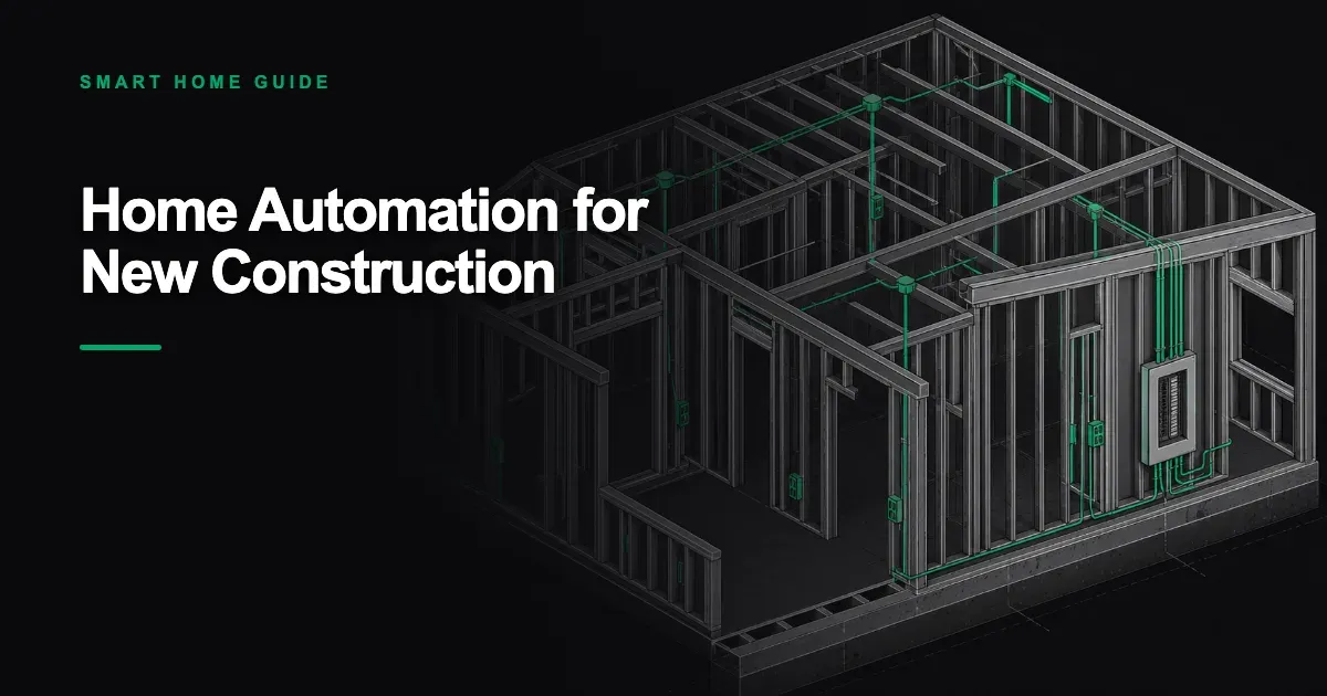 Home Automation for New Construction: Decide Before Walls Close